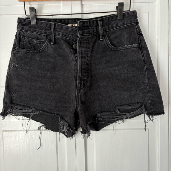Grlfrnd Helena High Rise Cut Off Short 26 - Picture 3 of 7